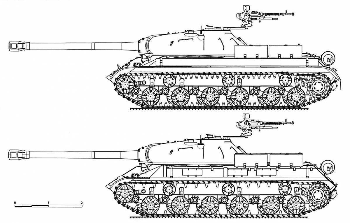 Ис 7 танк рисунок