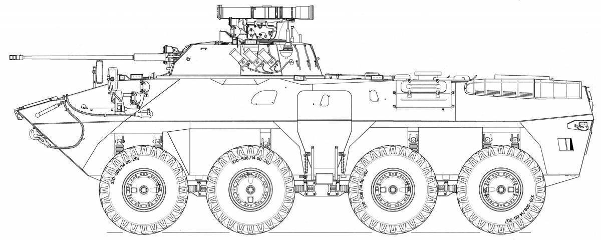 Рисунки бтр 80