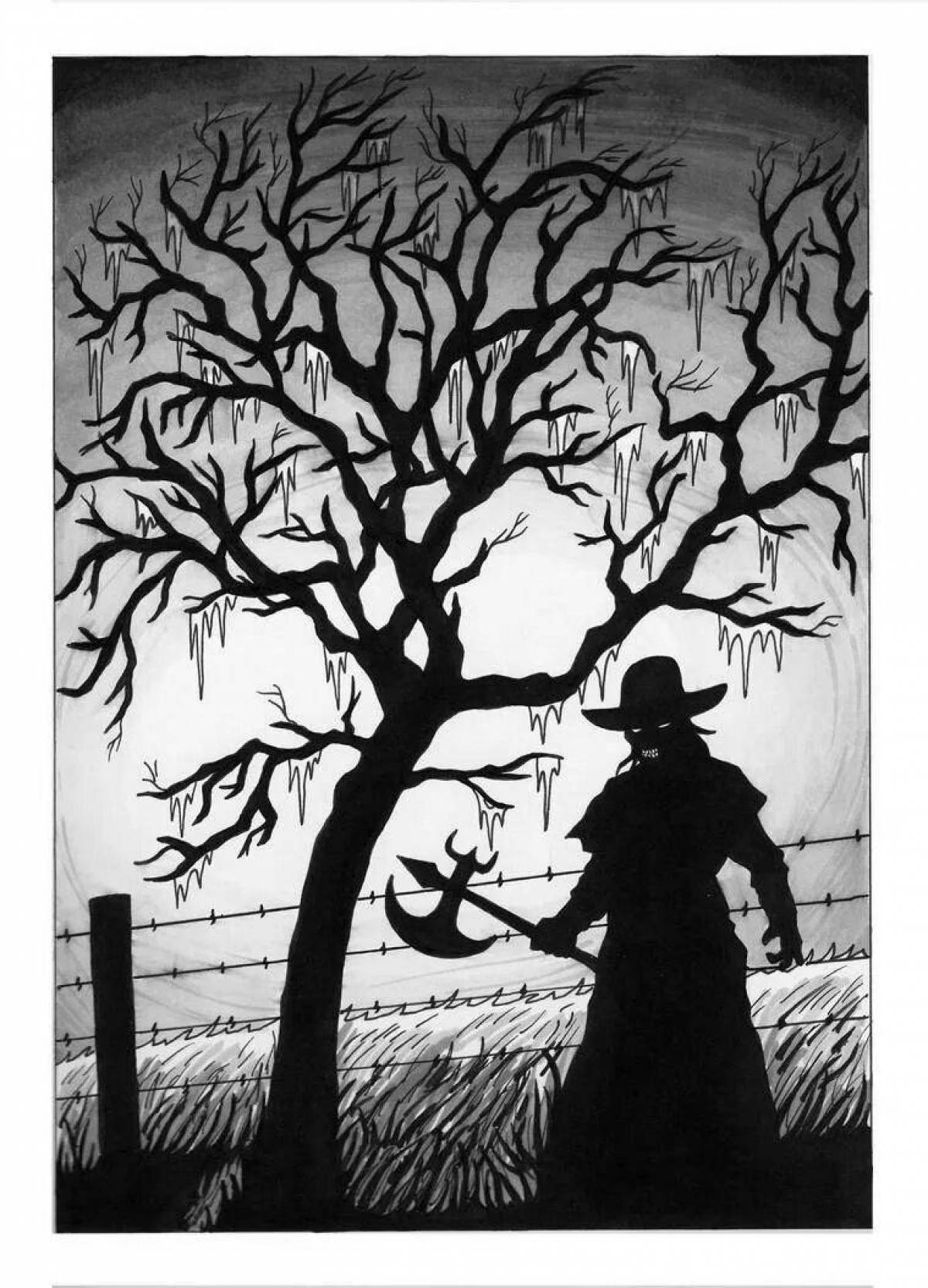 Magic Jeepers Creepers Coloring Page
