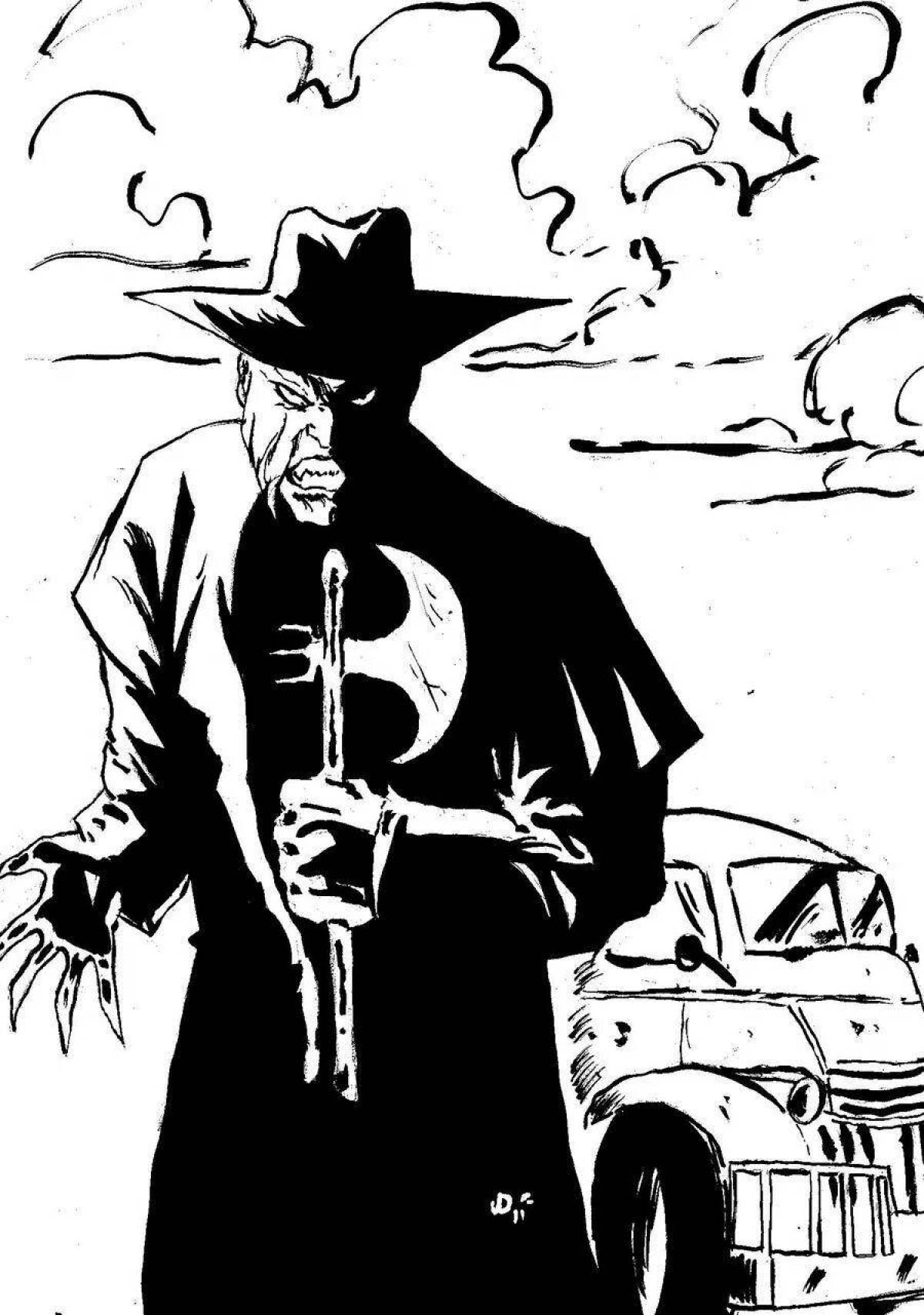 Sweet Jeepers Creepers Coloring Page