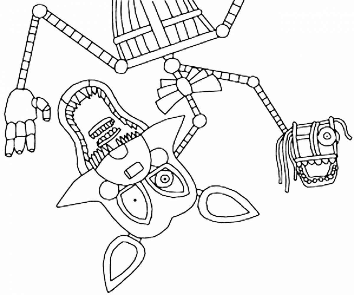 Charming brazier animatronic coloring book