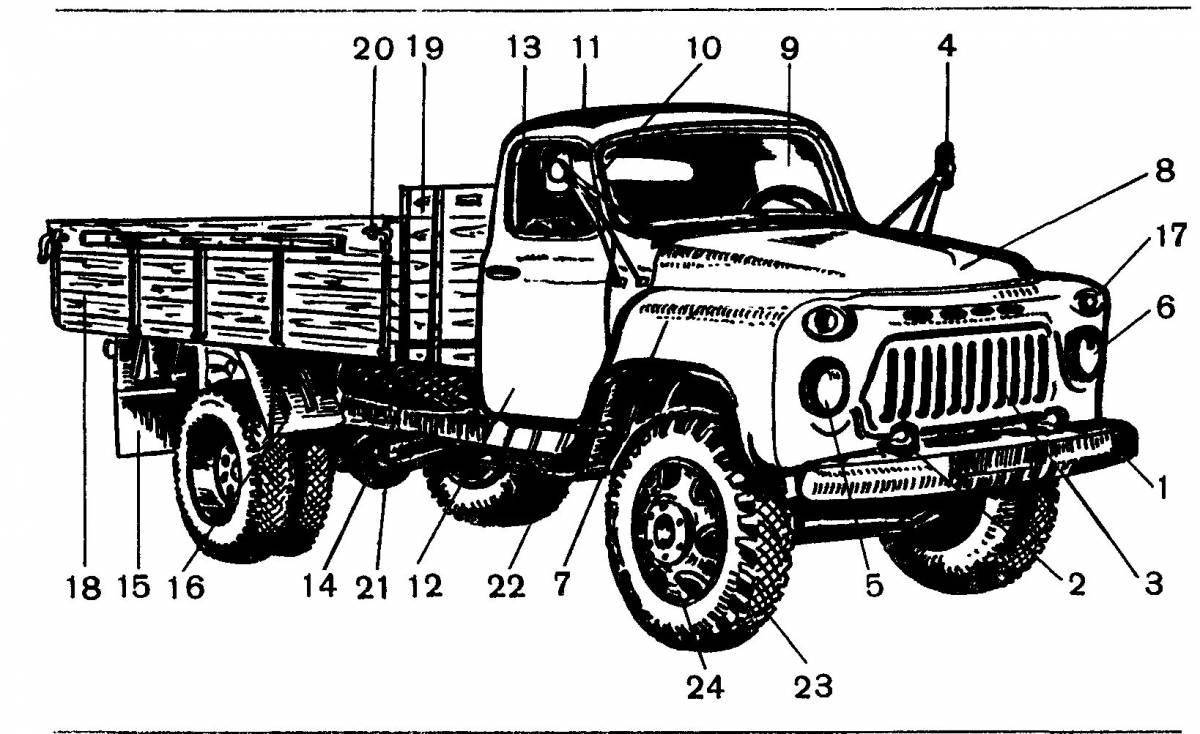 Раскраска dazzling gas 52