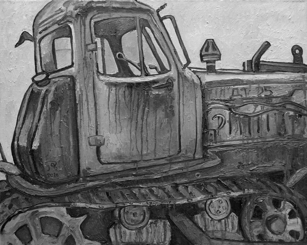 Игривая раскраска dt 75