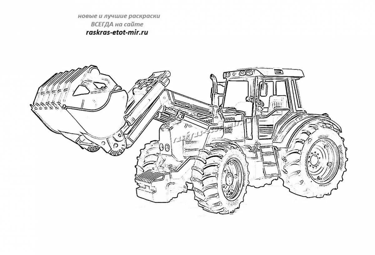 Big dt 75 coloring page