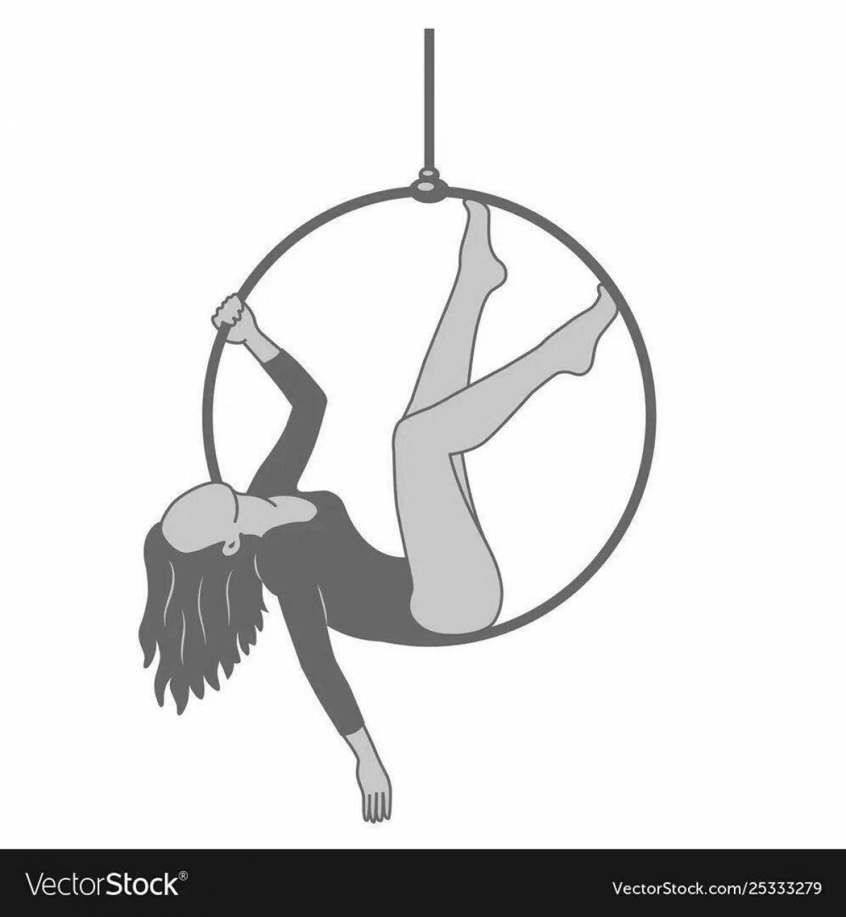 Coloring majestic aerialist