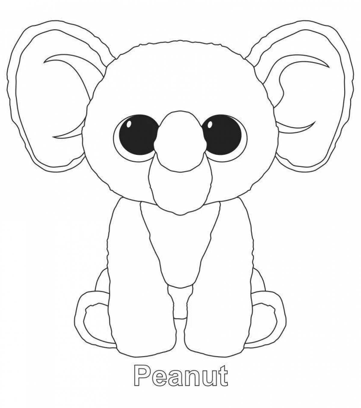 Fun team plush coloring book