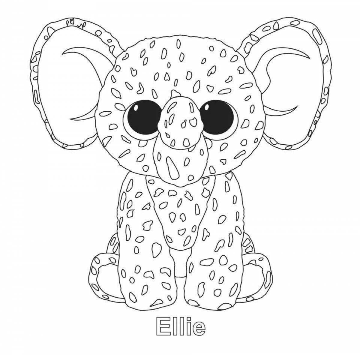 Incredible team plush coloring book