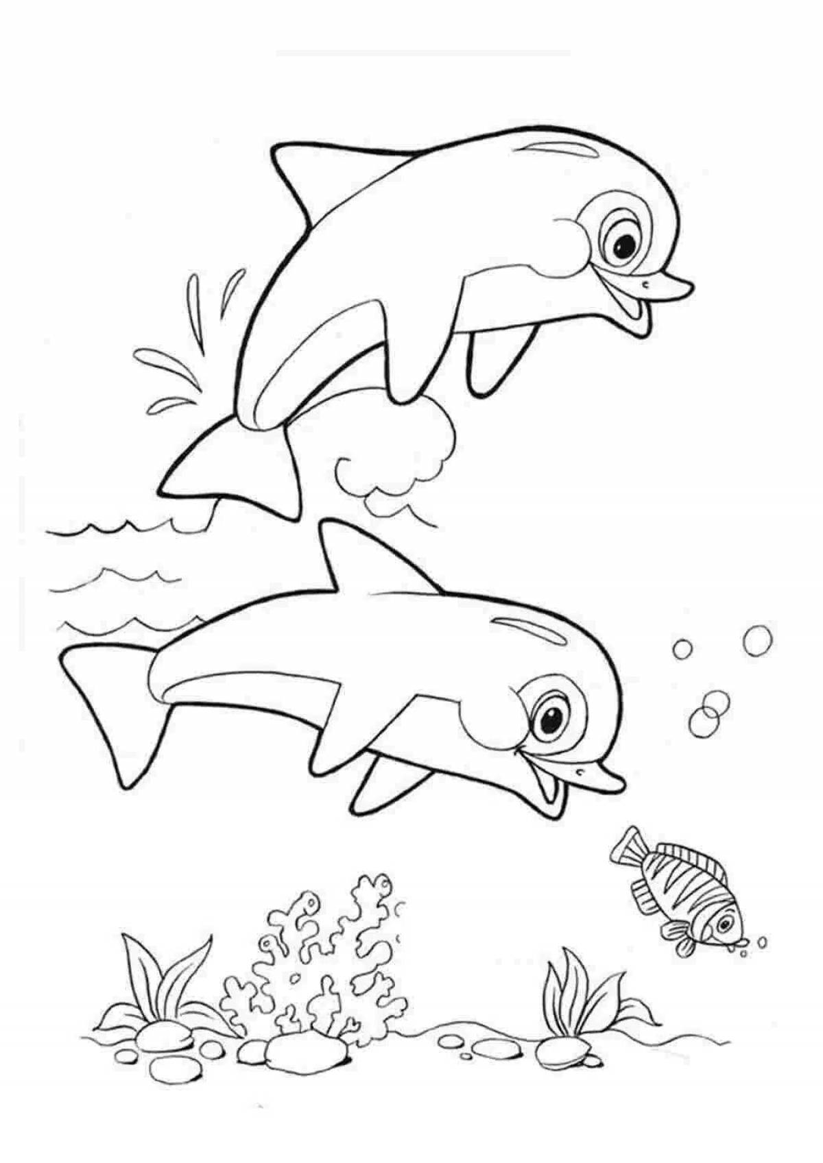 Photo Colouring serene water world