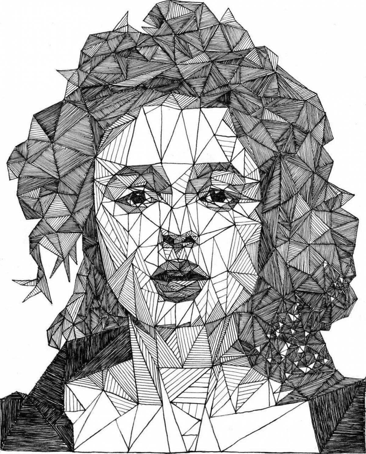 Dynamic neural network coloring page