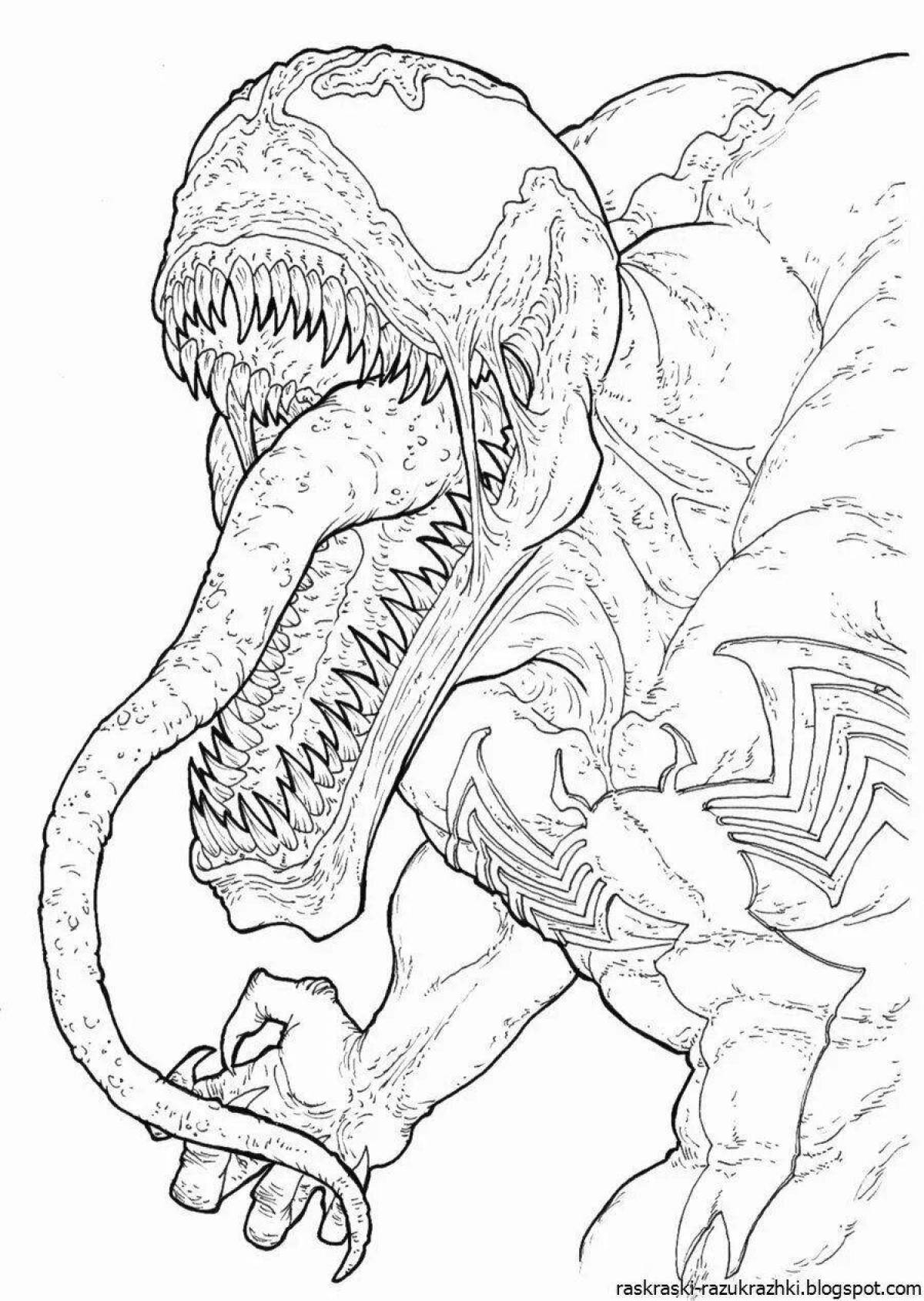 Venom carnage amazing coloring book