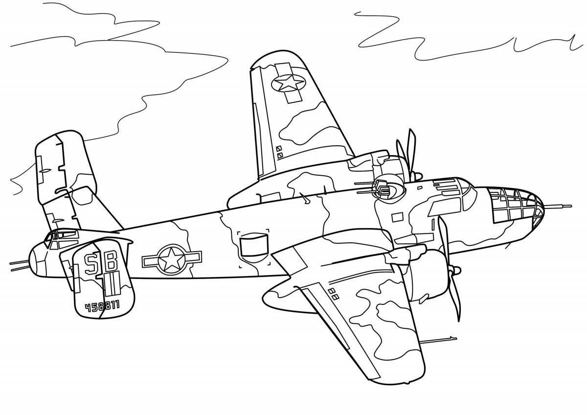 Exquisite war thunder coloring book