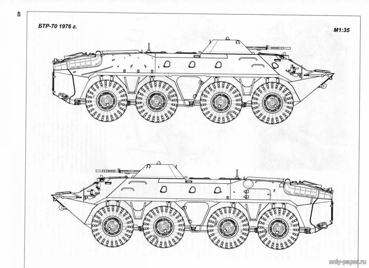 Coloring btr 80