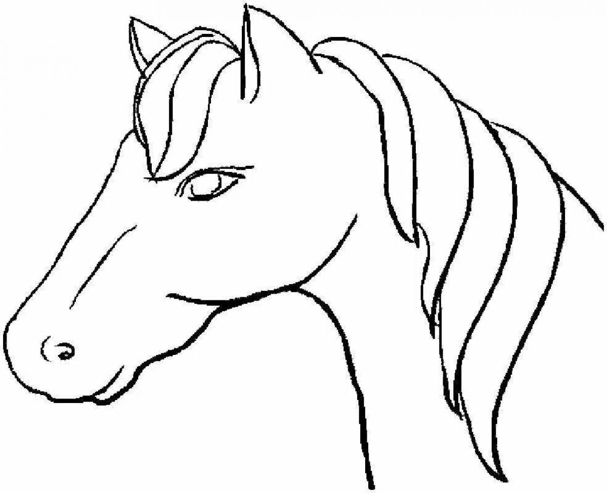 Голова коня #8