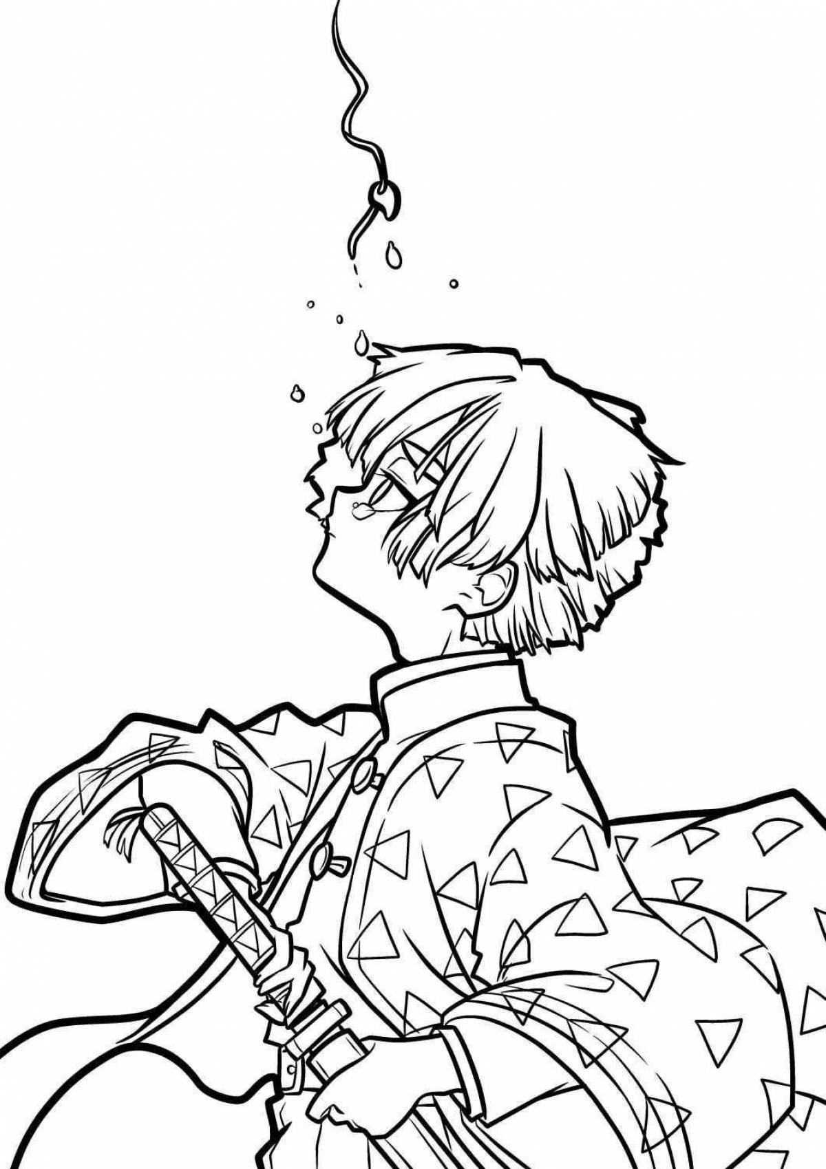 Animated agatsuma apple