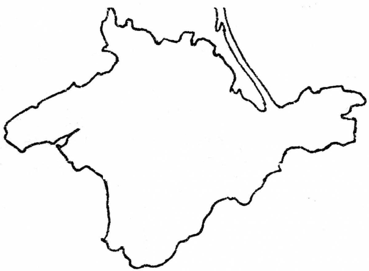 Coloring book beckoning republic of crimea