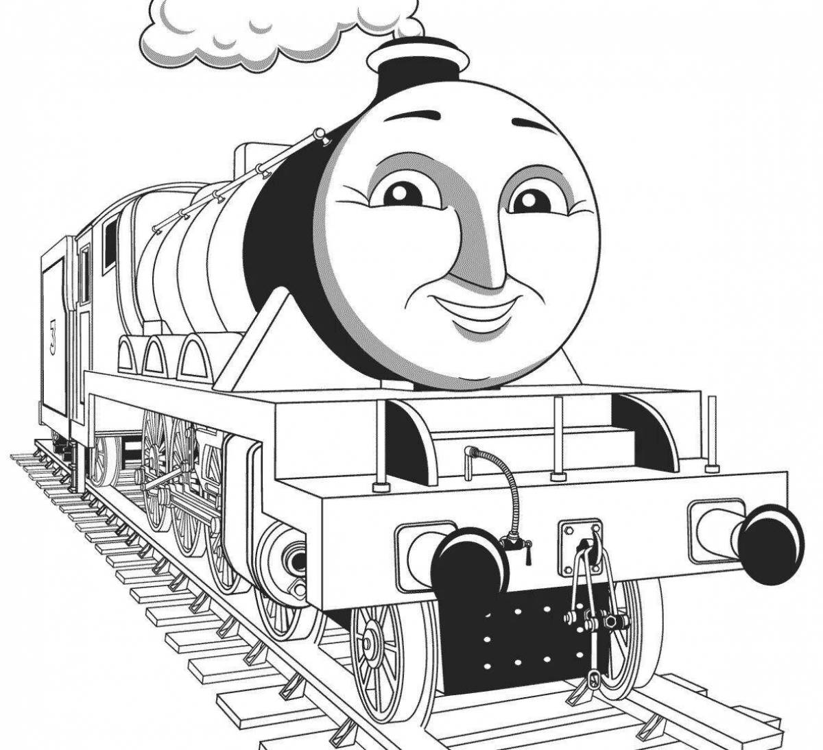 Coloring jolly thomas ex