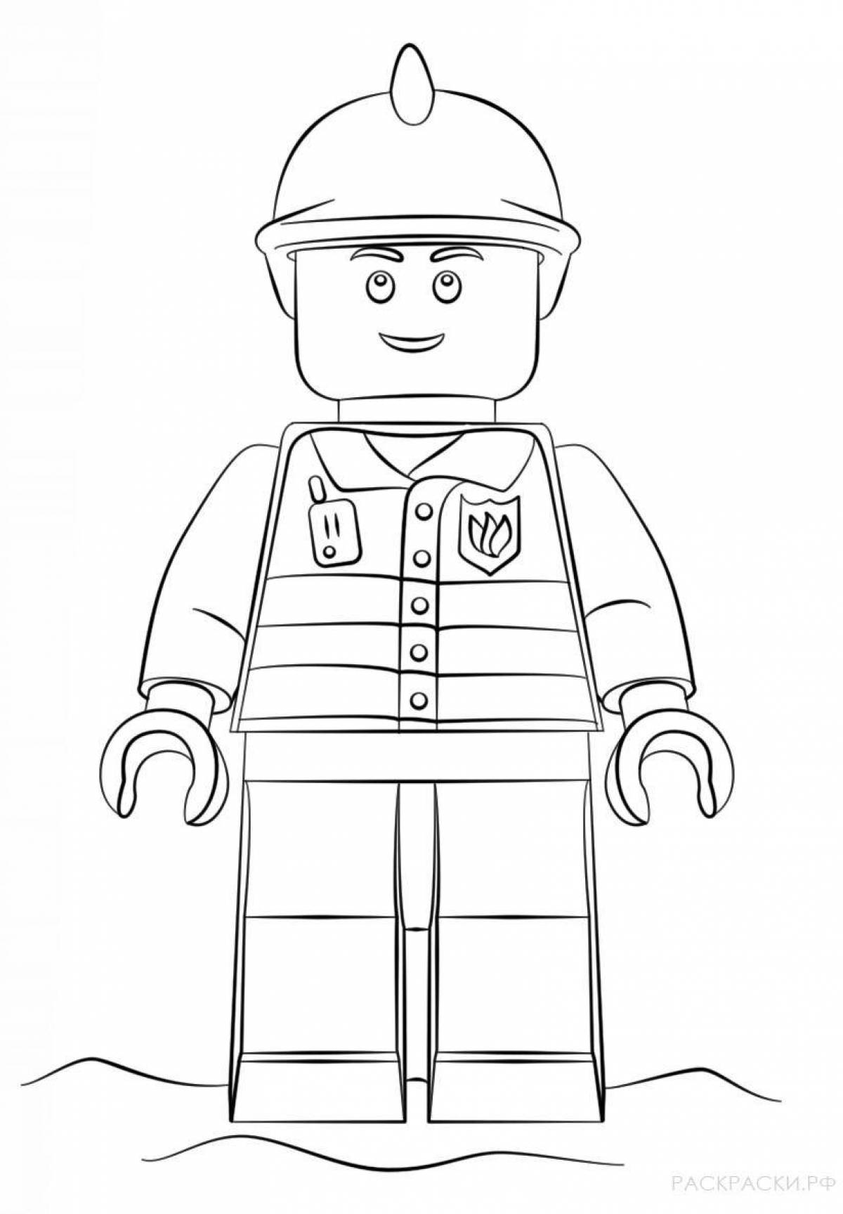 Bright toy soldiers lego coloring