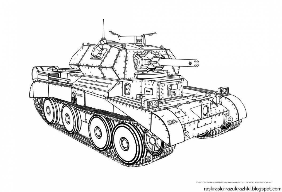 Comic coloring vk 44