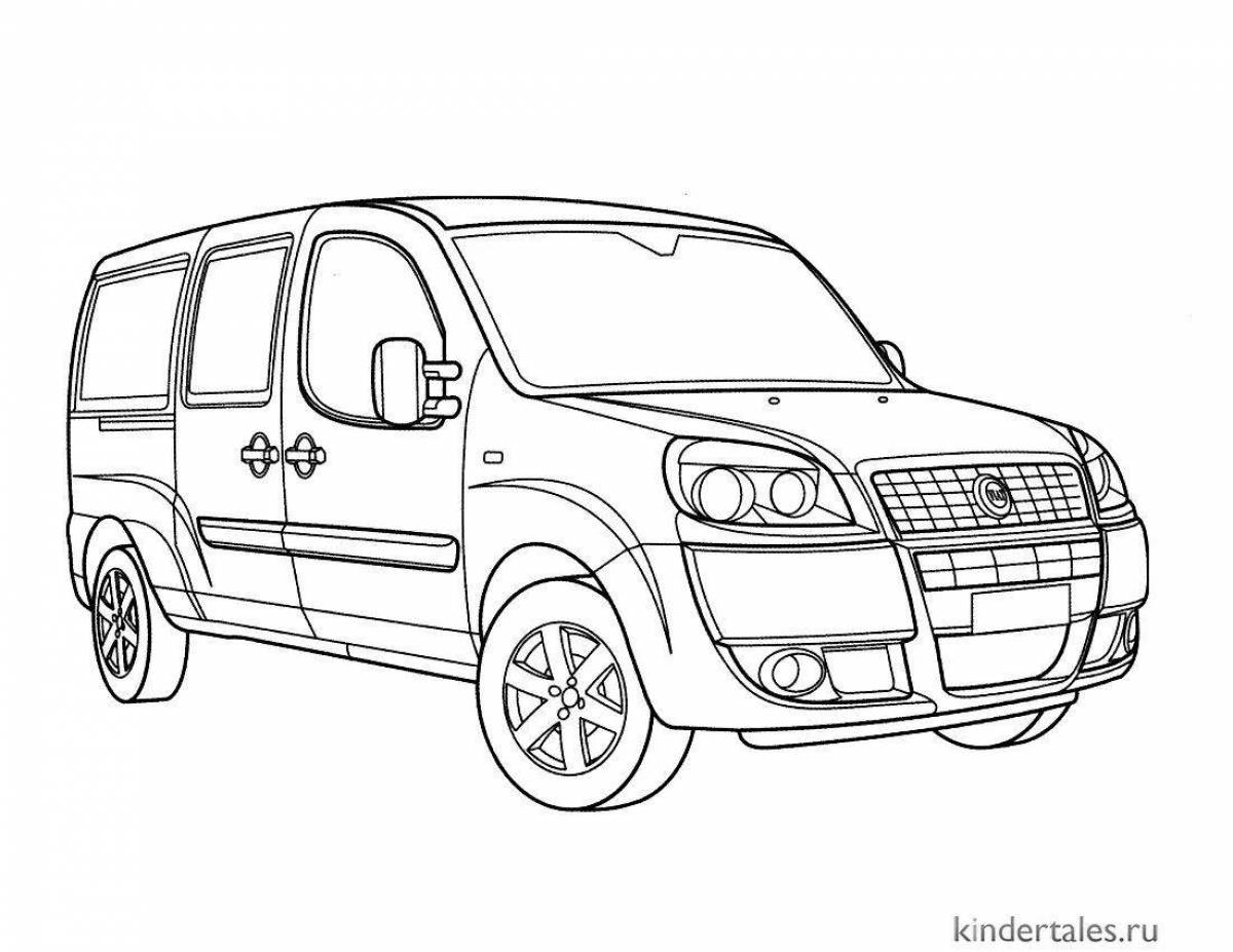 Amazing cherry tiggo coloring page