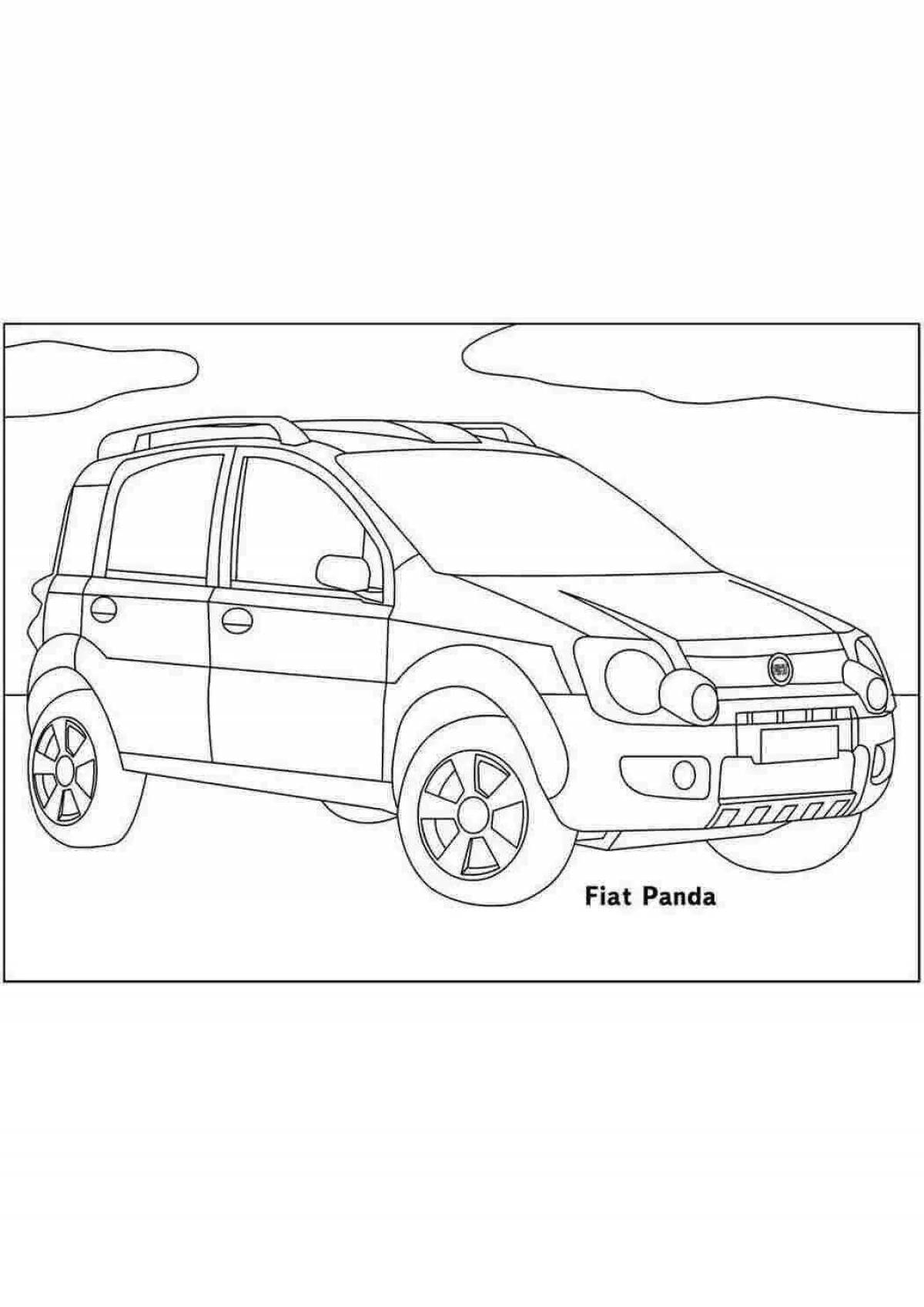 Incredible cherry tiggo coloring book