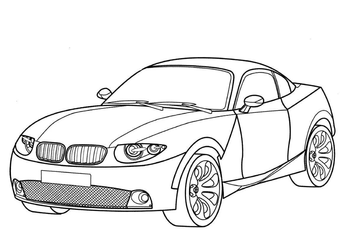 Fabulous vmw car coloring page