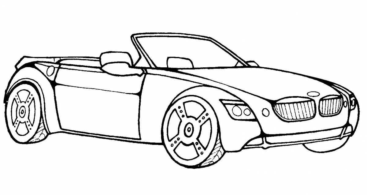 Amazing vmw car coloring page