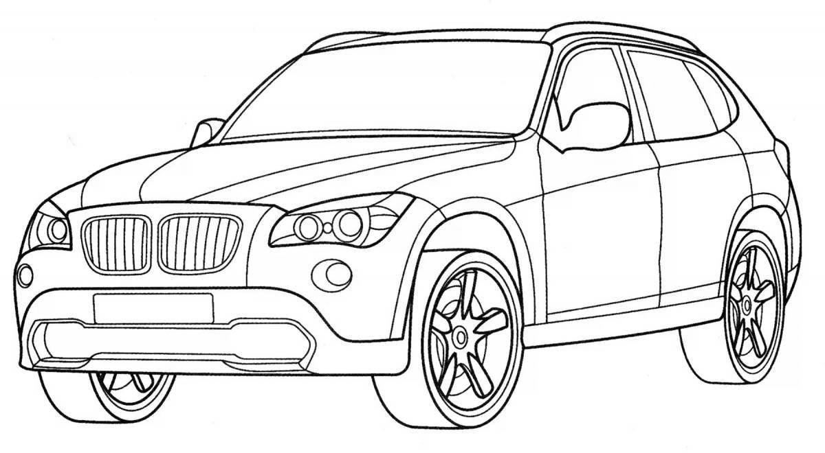 Impressive vmw car coloring page