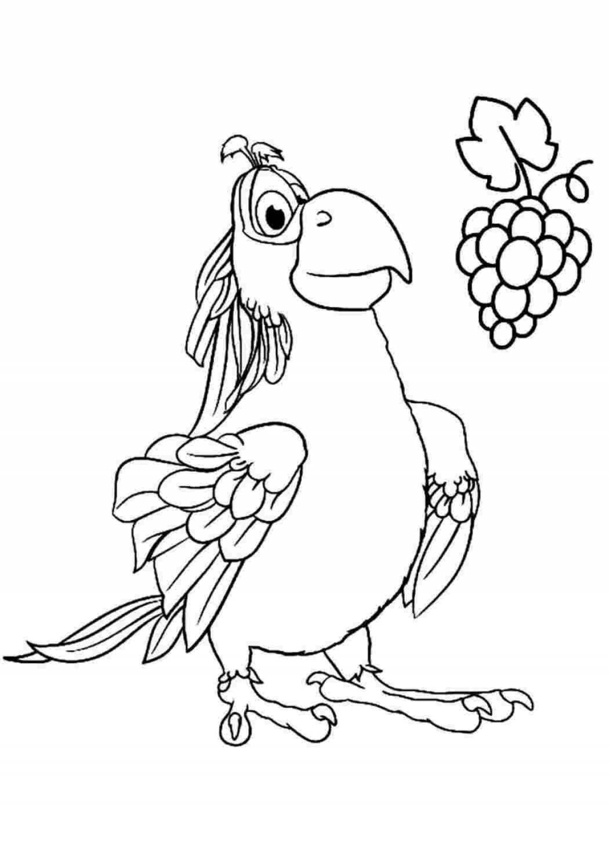 Cartoon coloring adorable buba