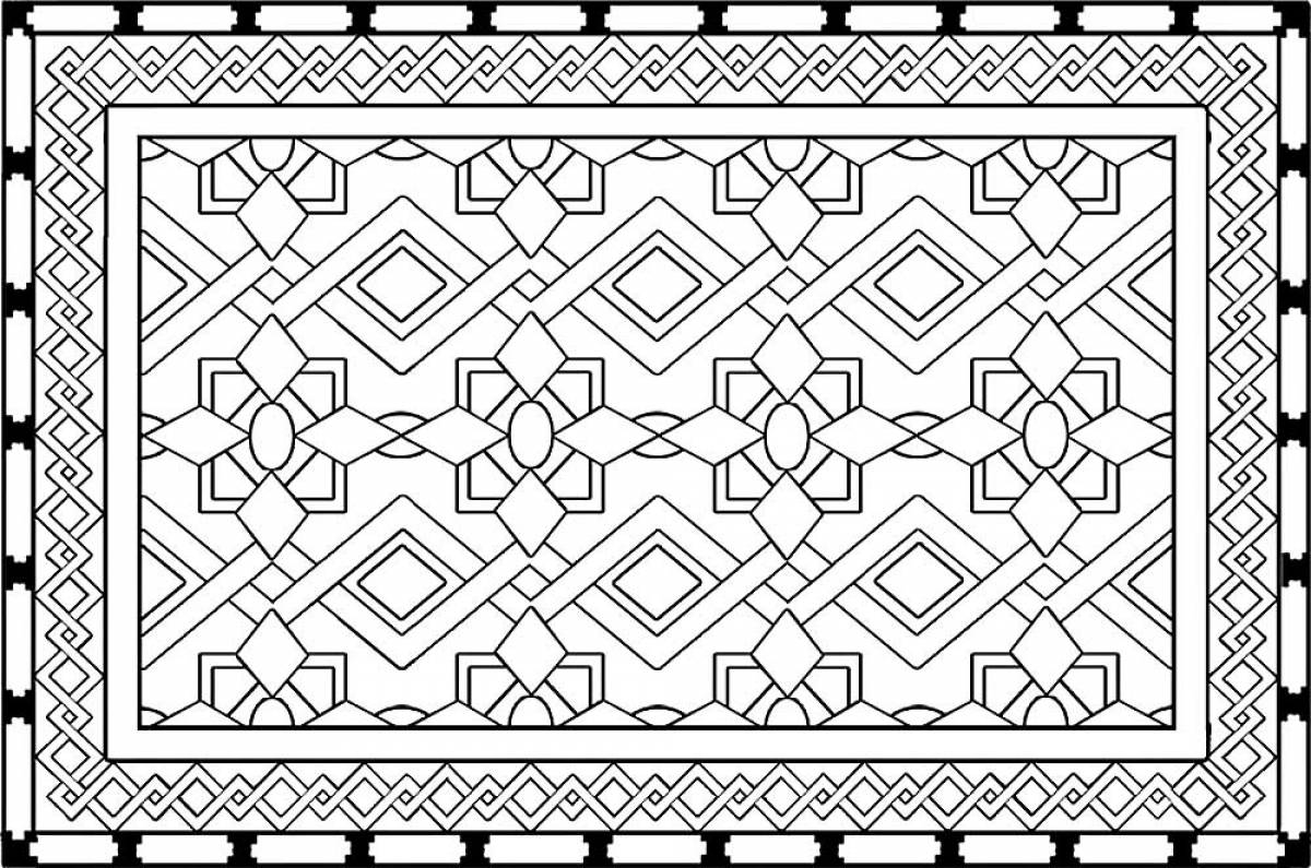Рисунок на ковре как называется