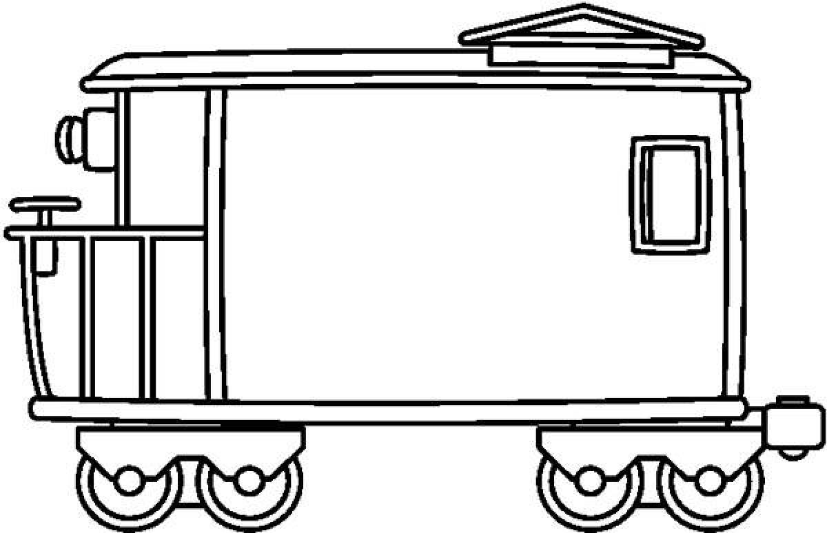 Пассажирский вагон рисунок карандашом