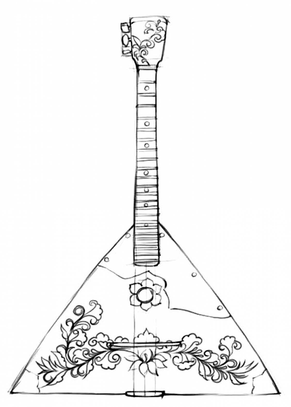 Как нарисовать русские народные инструменты