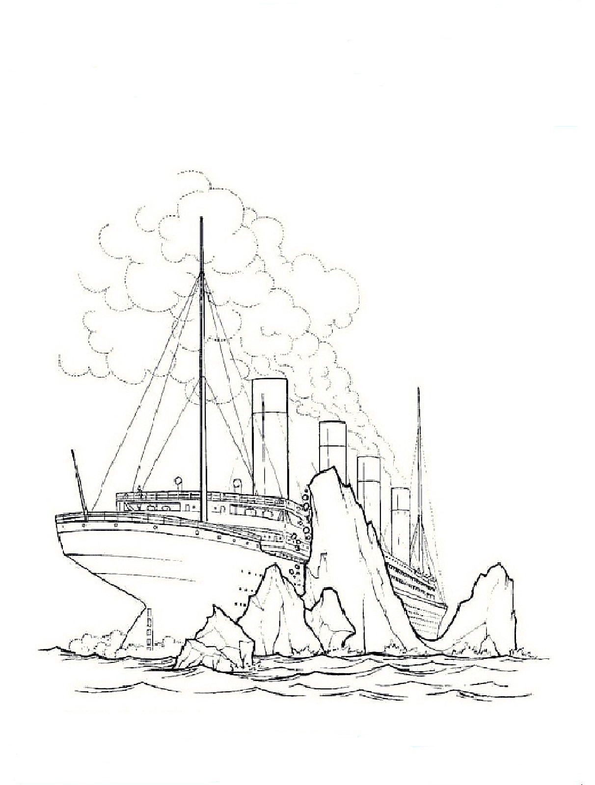 Титаник во льдах