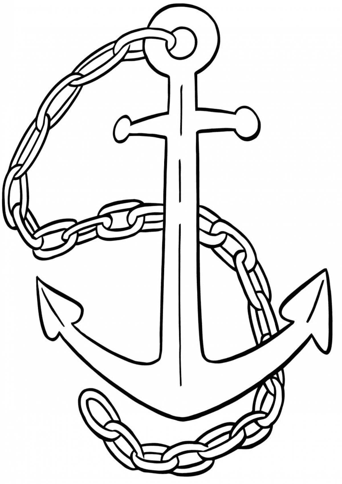 Anchor on the chain