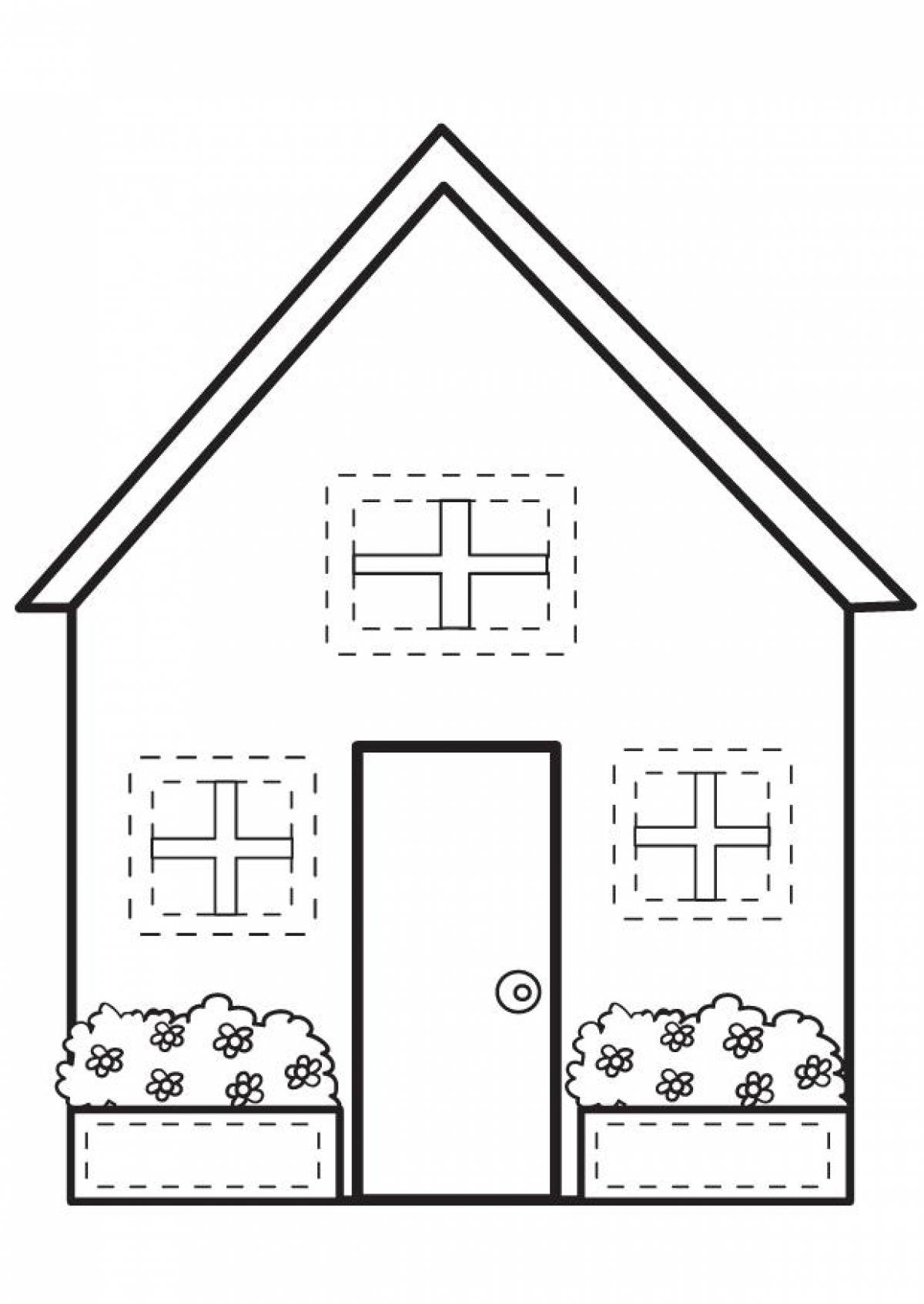 House with three windows