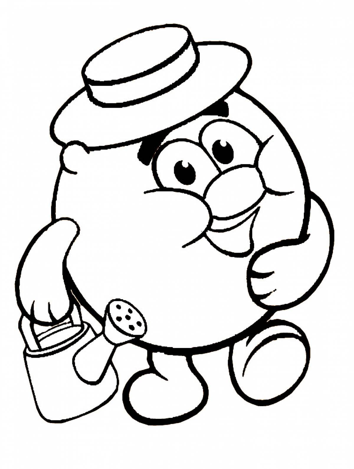 Coloring page kopatych