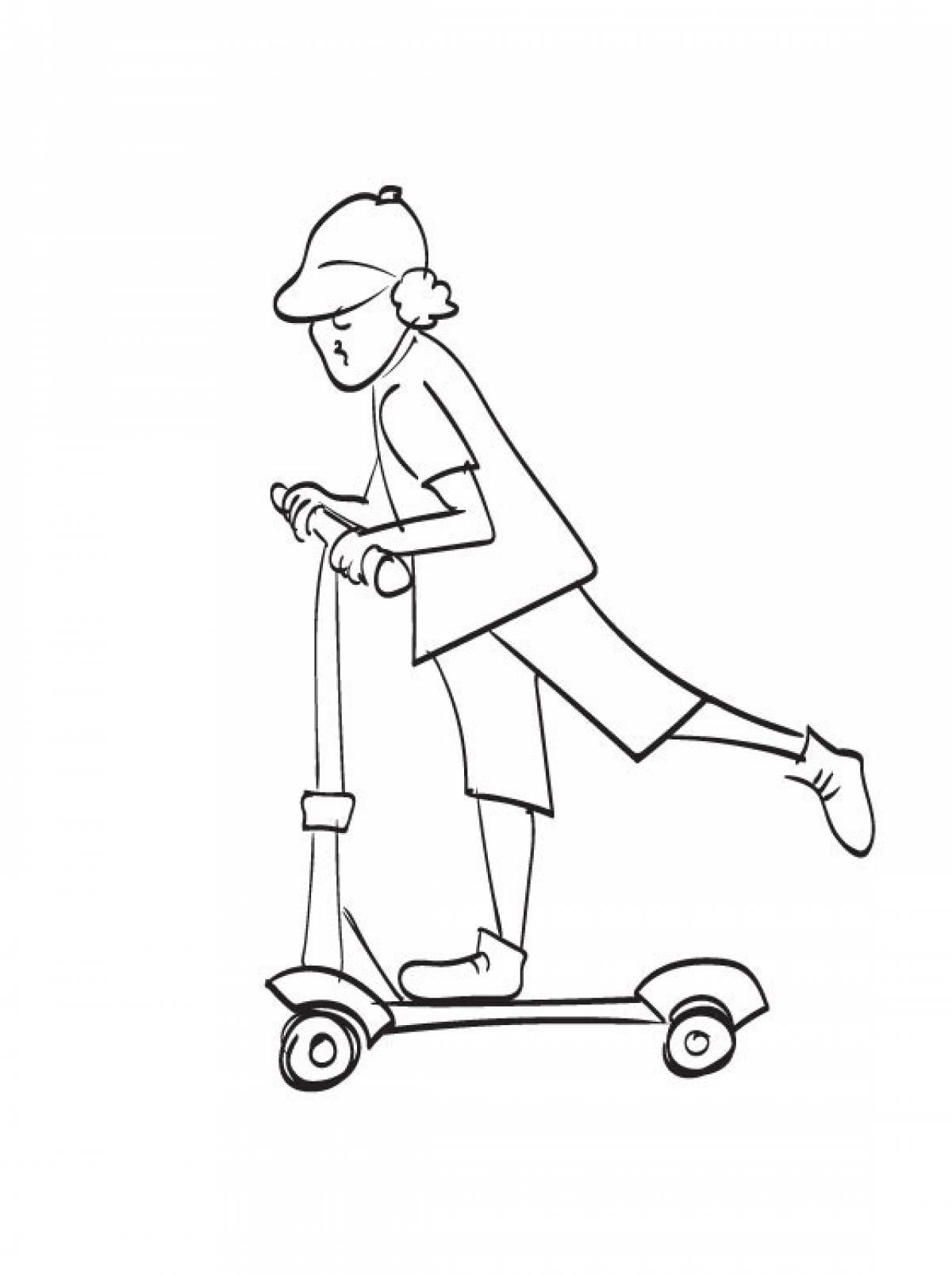 Figure scooter