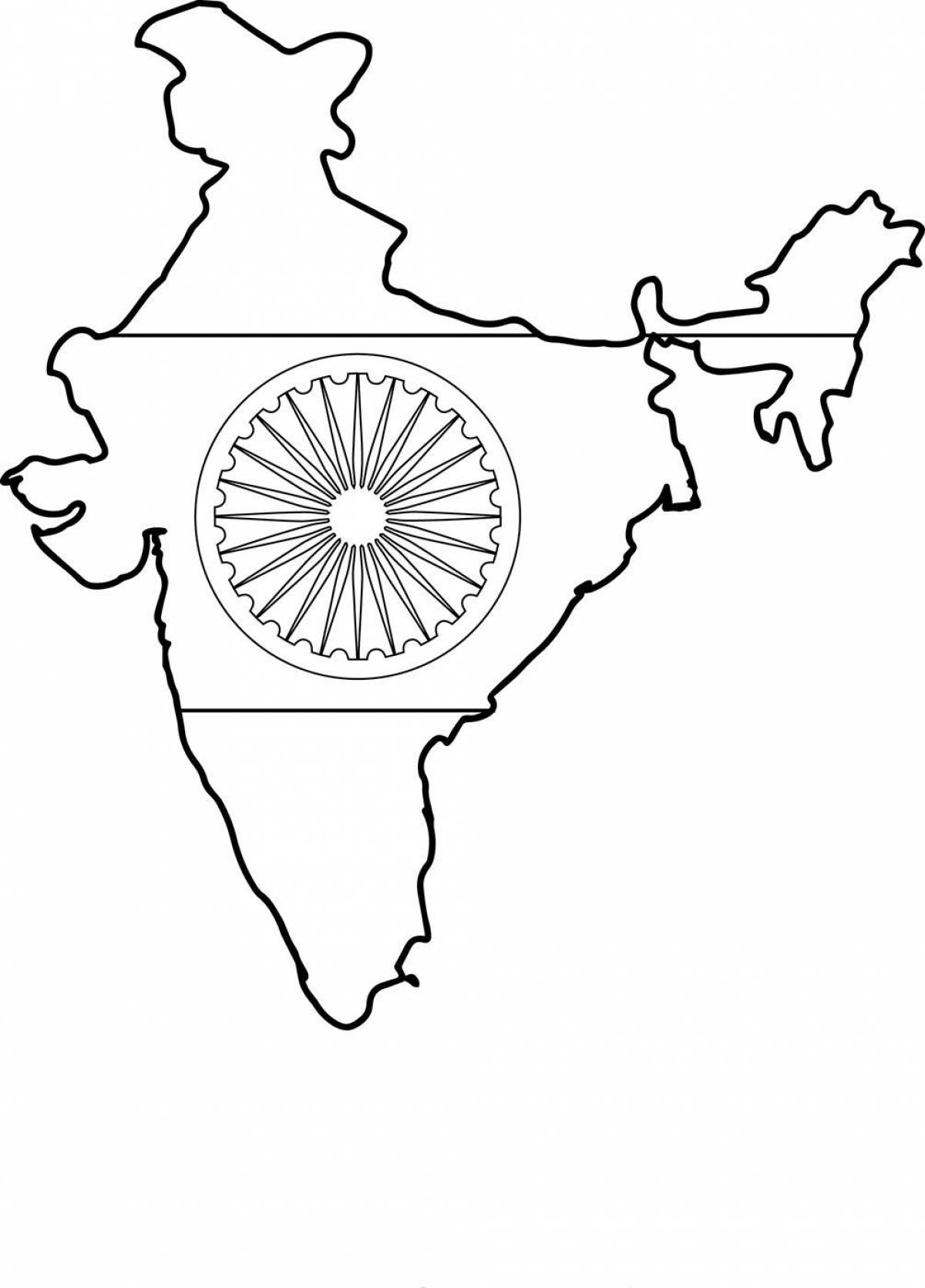 Карта индии