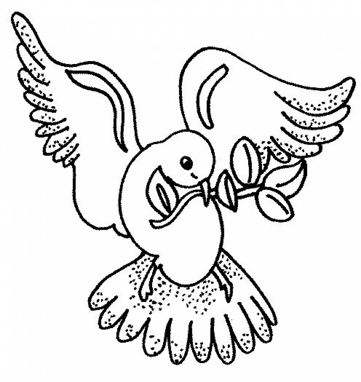 Dove of peace for children