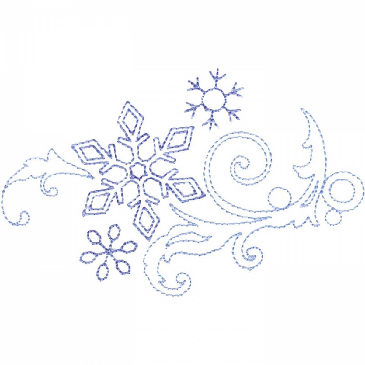 Coloring page winter patterns