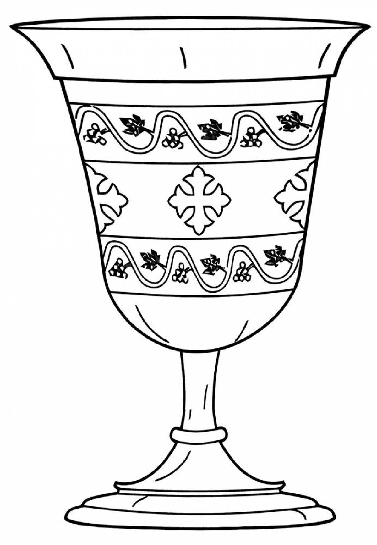 Cup with stones