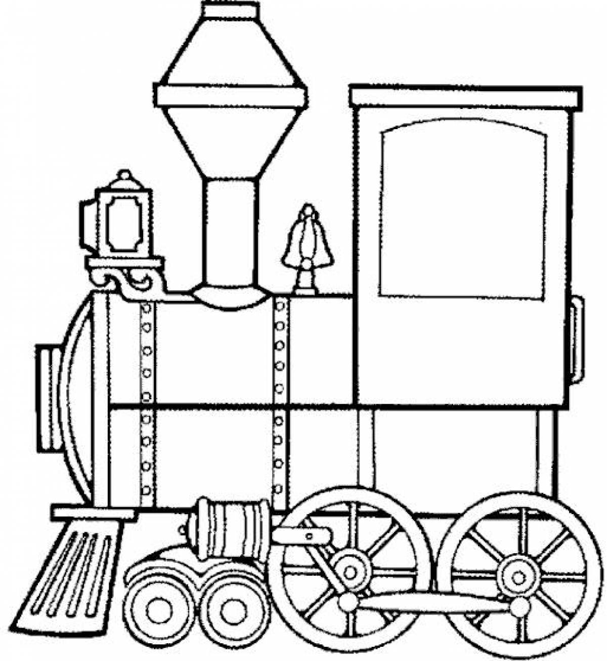 Steam locomotive for children