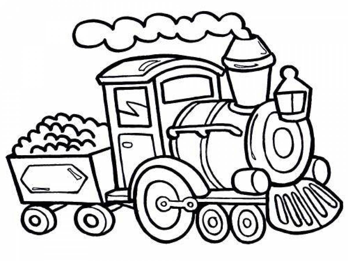 Steam locomotive for boys