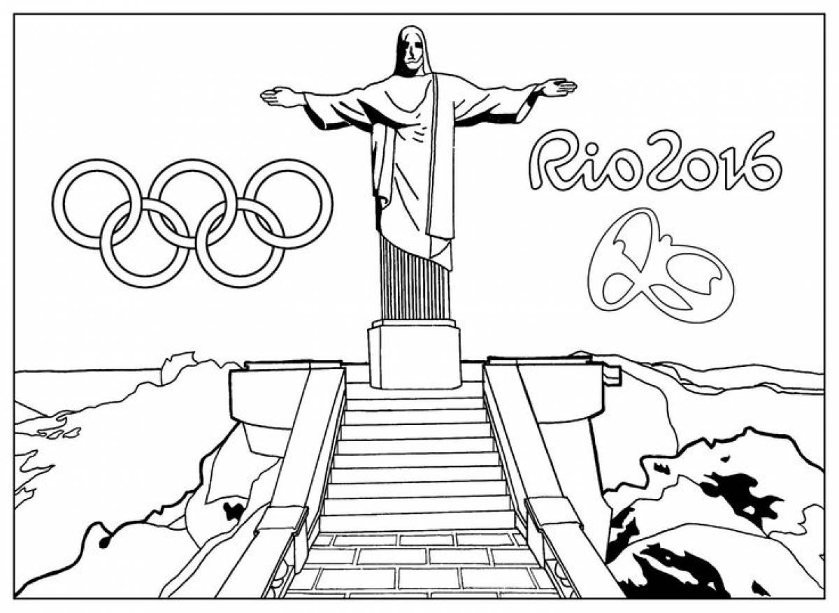 Coloring pages rio 2016