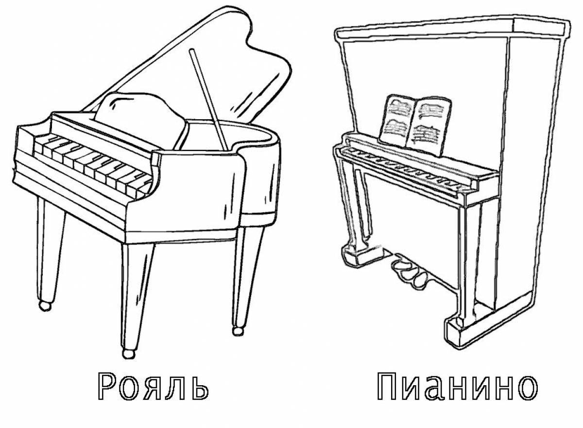 Grand piano and piano
