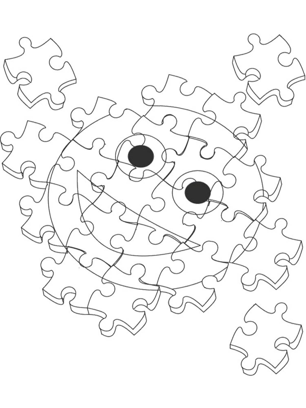 Puzzle emoticon