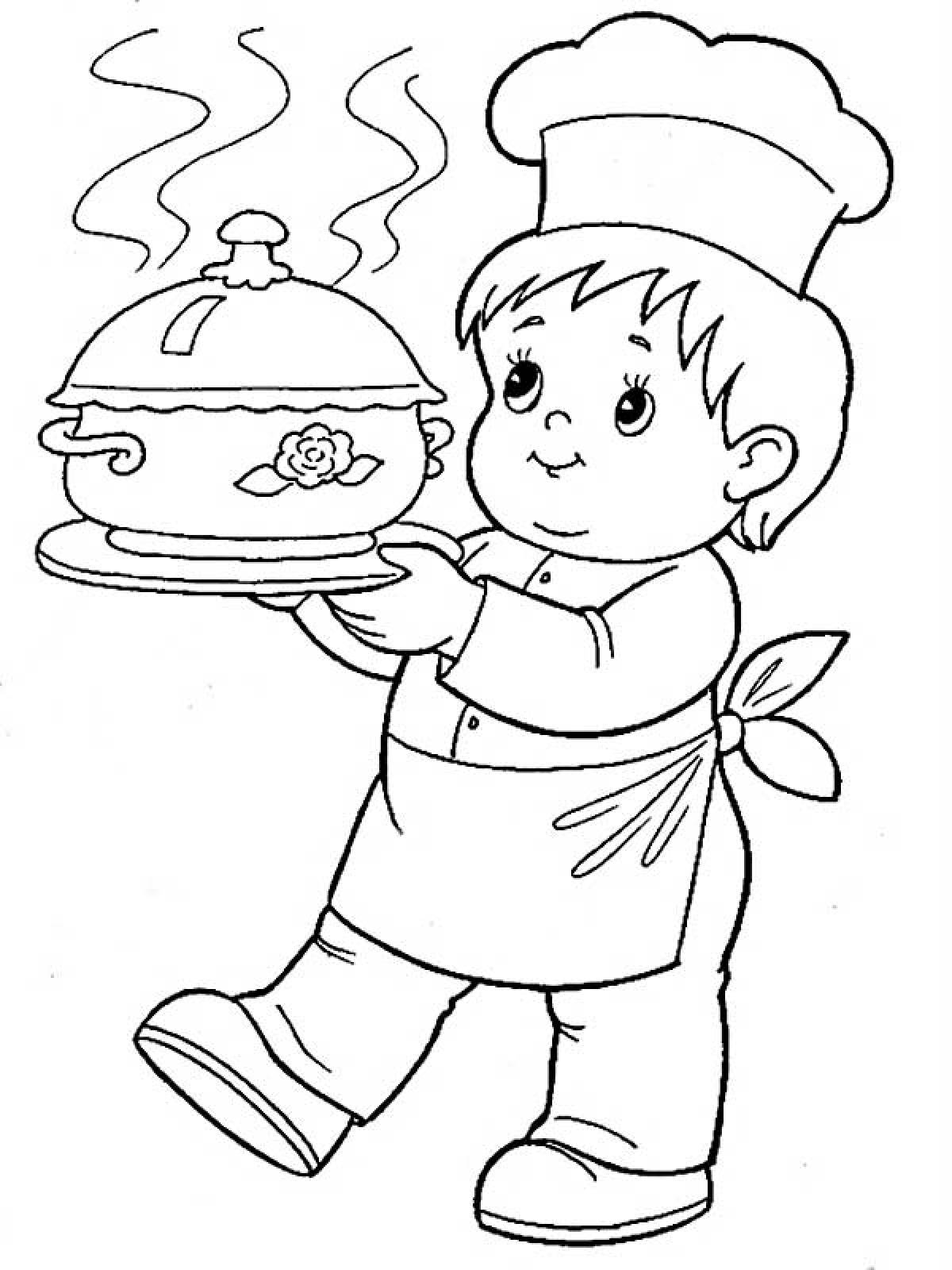 Детский рисунок повар (49 фото) » рисунки для срисовки на garant-artem.ru