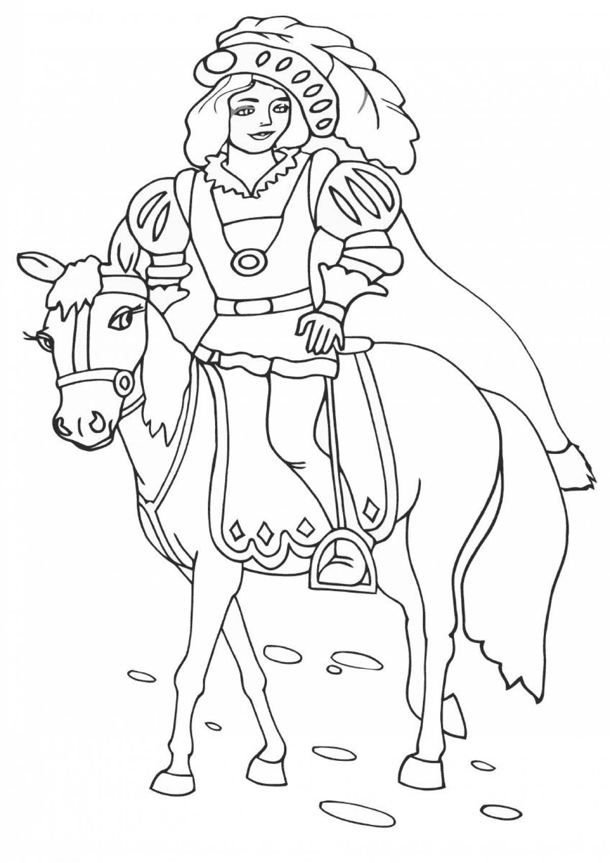 Всадник на коне
