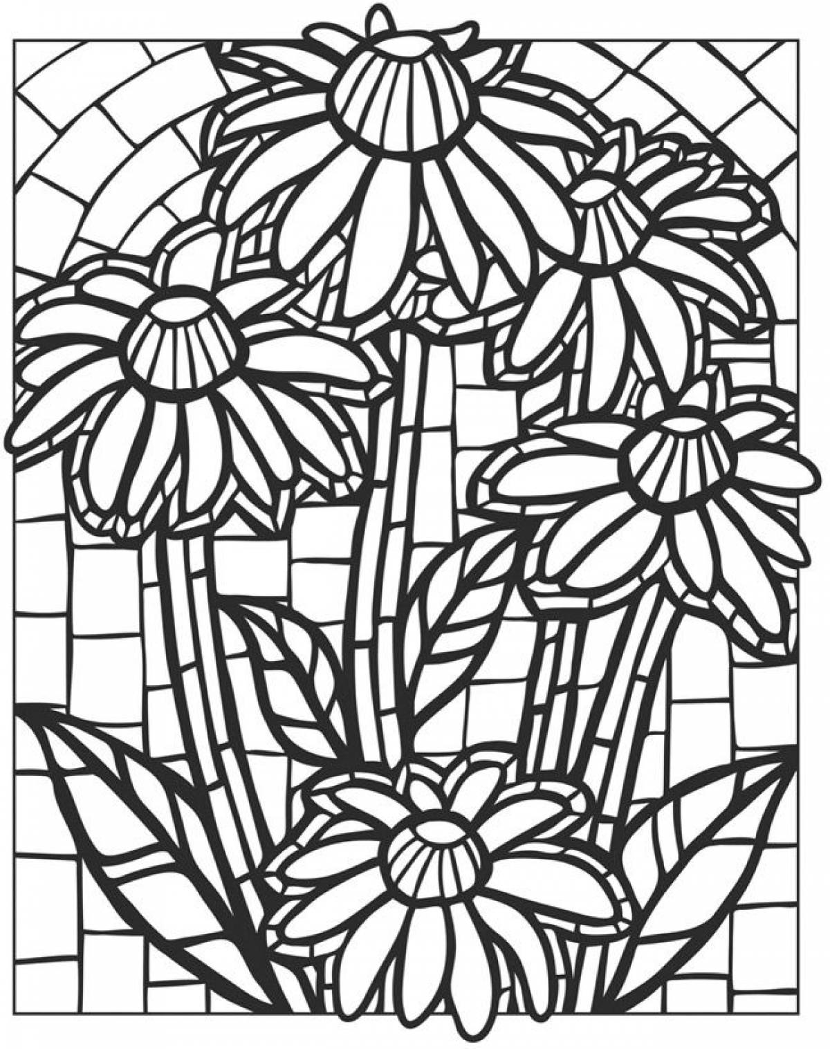 Daisy mosaic
