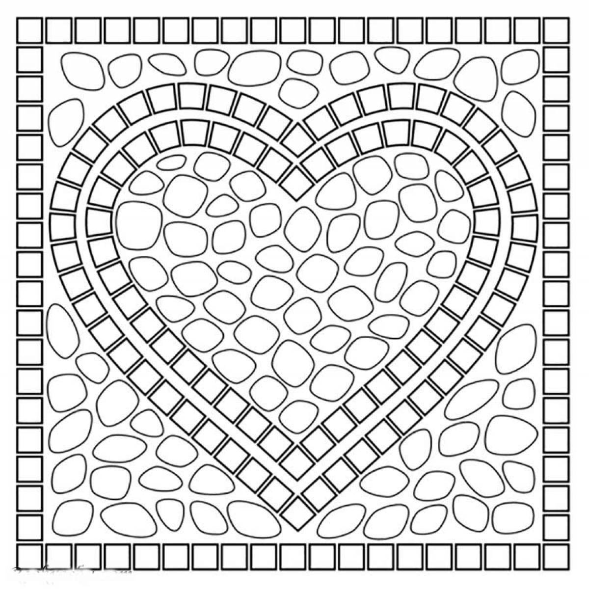 Mosaic heart
