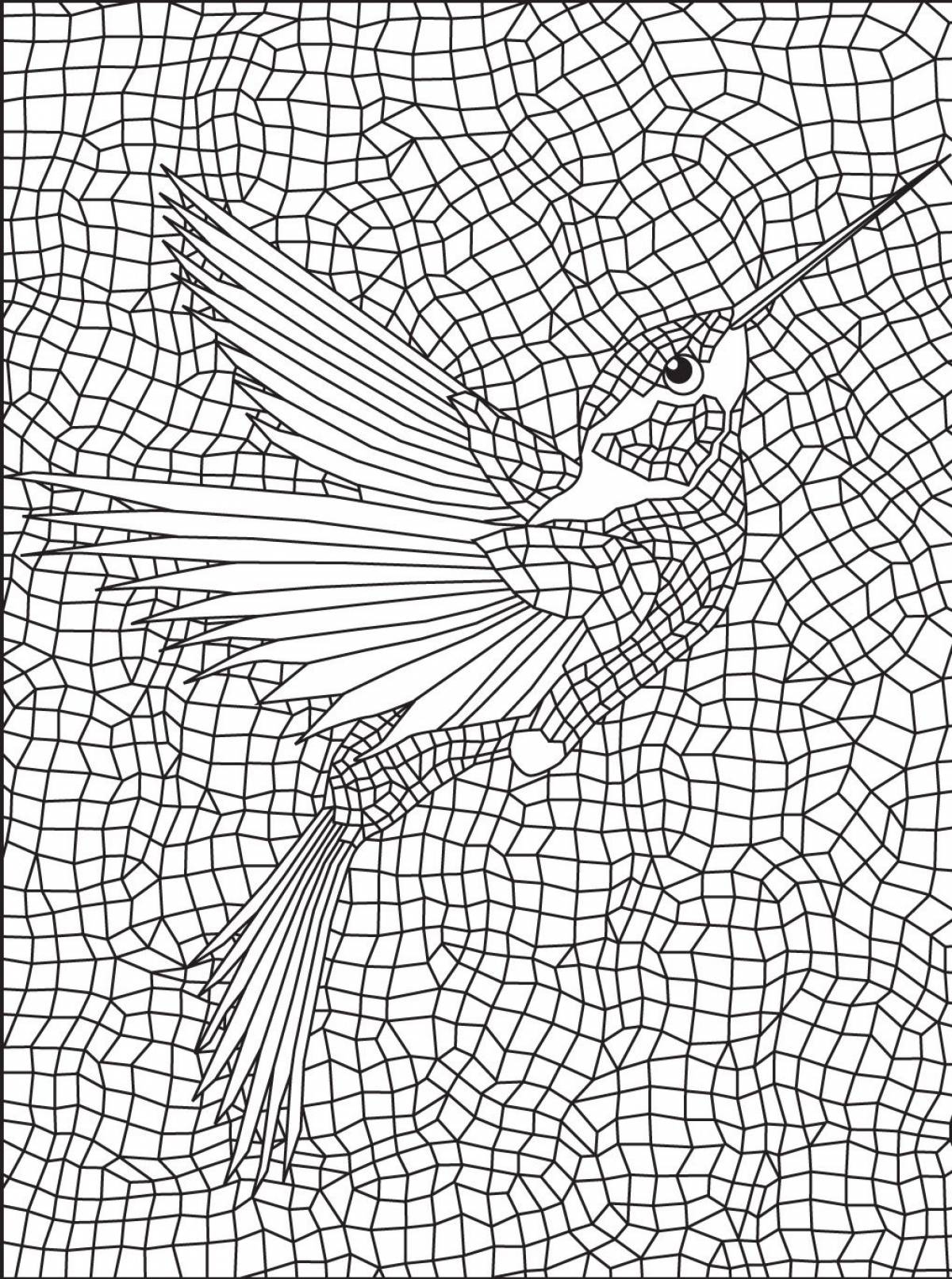 Мозаика колибри